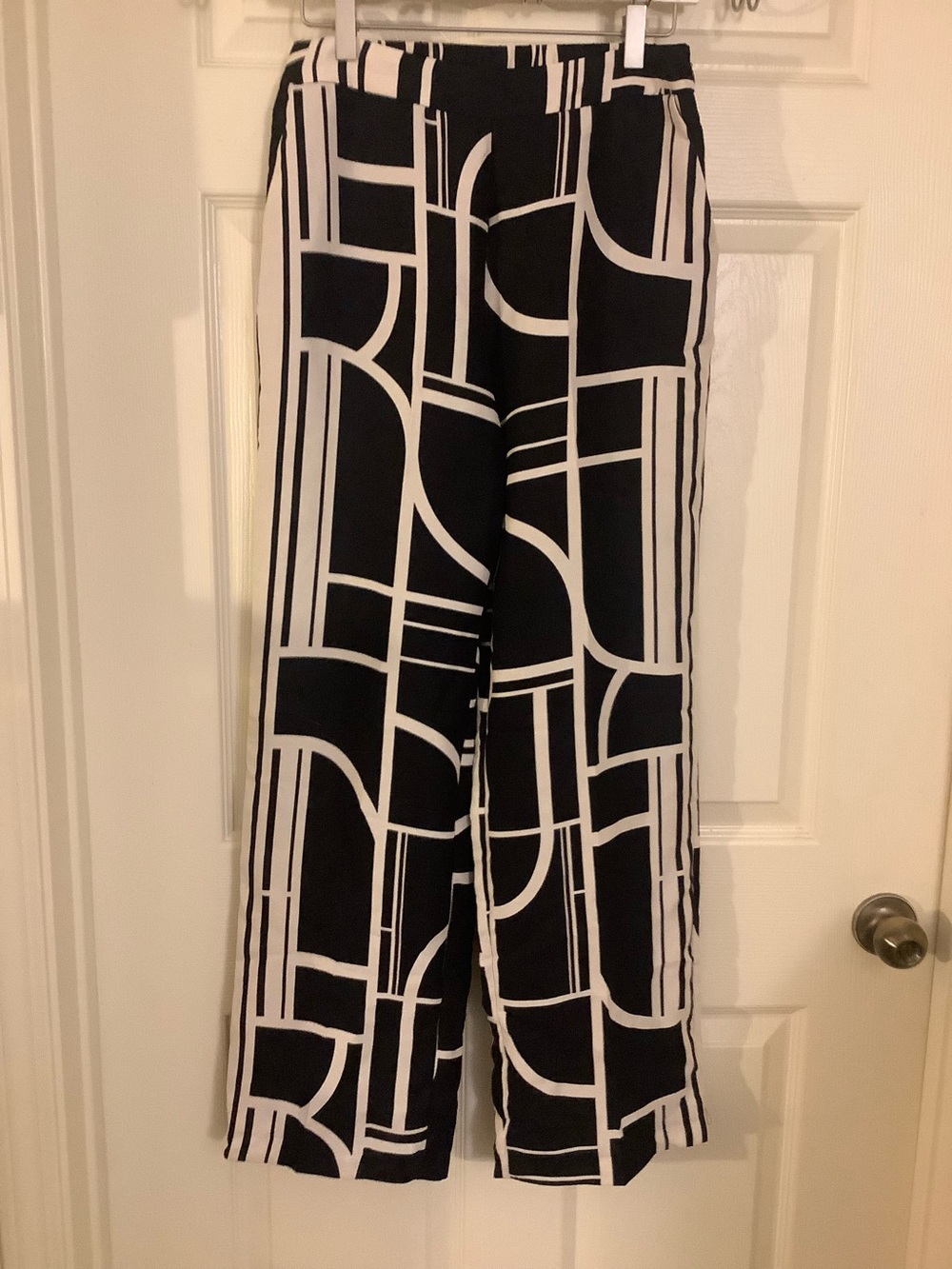 Jason Wu Woven Crepe Wide Leg Pants Size S